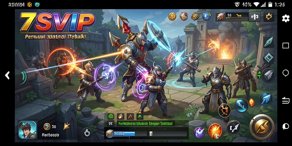 Tangkapan layar permainan 7SVIP yang menunjukkan gameplay strategis.