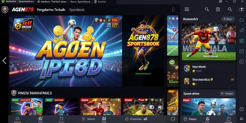 Tampilan screenshots AGEN878 dengan berbagai taruhan olahraga yang tersedia.