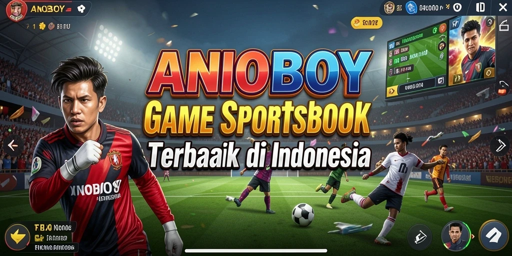 Tampilan gameplay ANOBOY dengan berbagai pilihan taruhan olahraga.