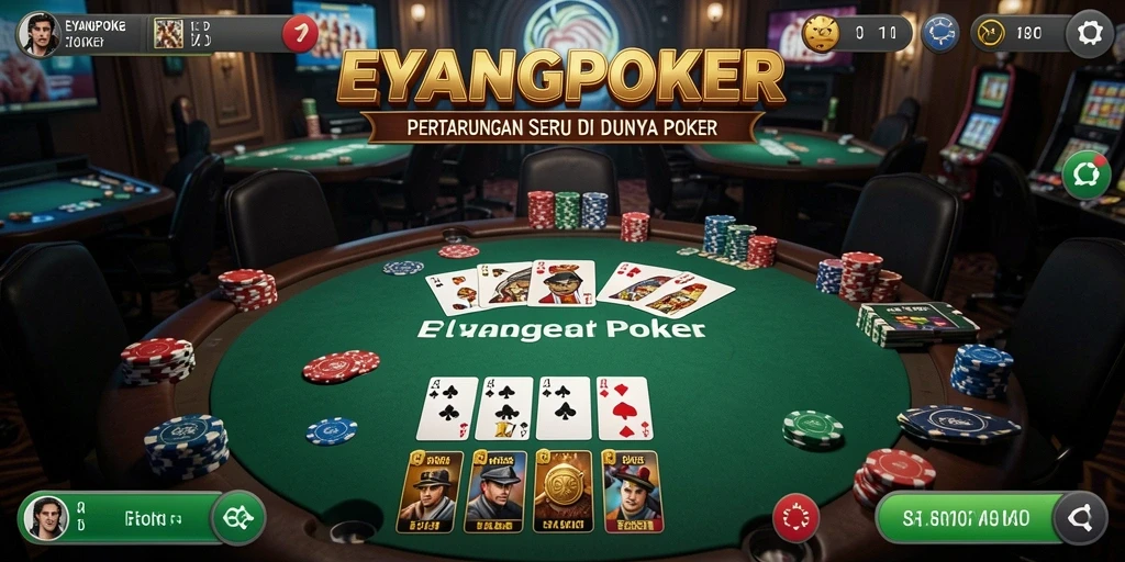Tampilan menarik dari gameplay dan pertempuran di EYANGPOKER.