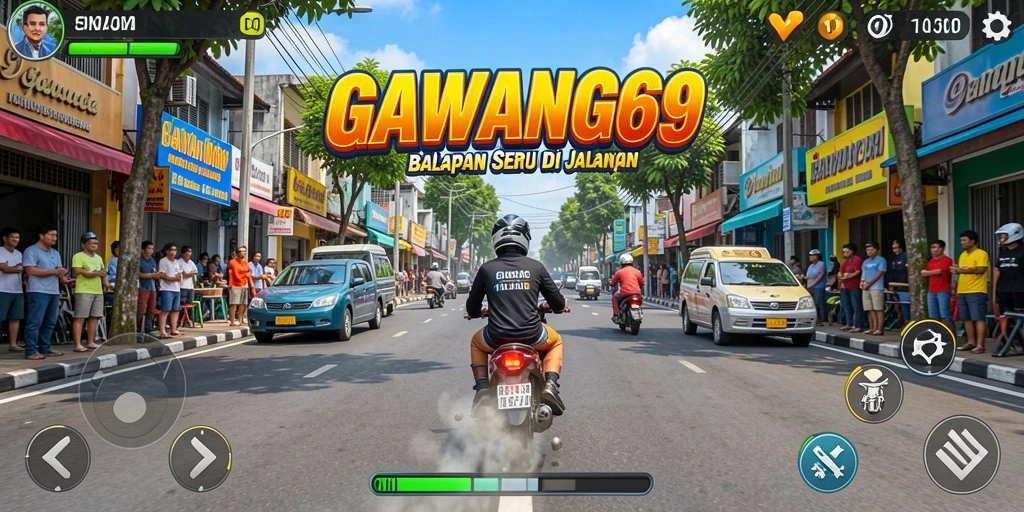 Tampilan gameplay yang mendebarkan di GAWANG69.