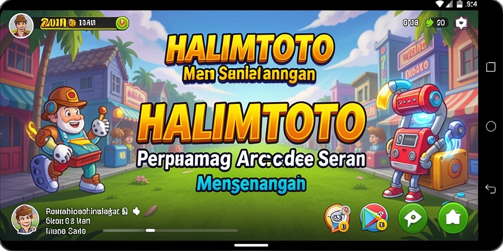 Tampilan gameplay seru dari HALIMTOTO yang menantang.