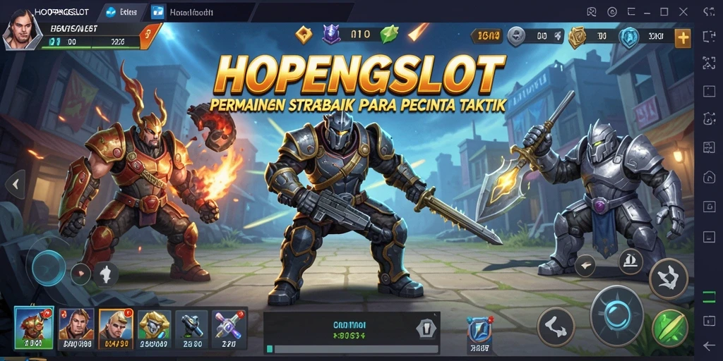 Tampilan gameplay HOPENGSLOT yang strategis dan mendebarkan.