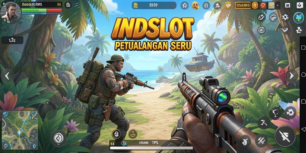 Tampilan gameplay seru dalam INDSLOT dengan aksi mendebarkan.