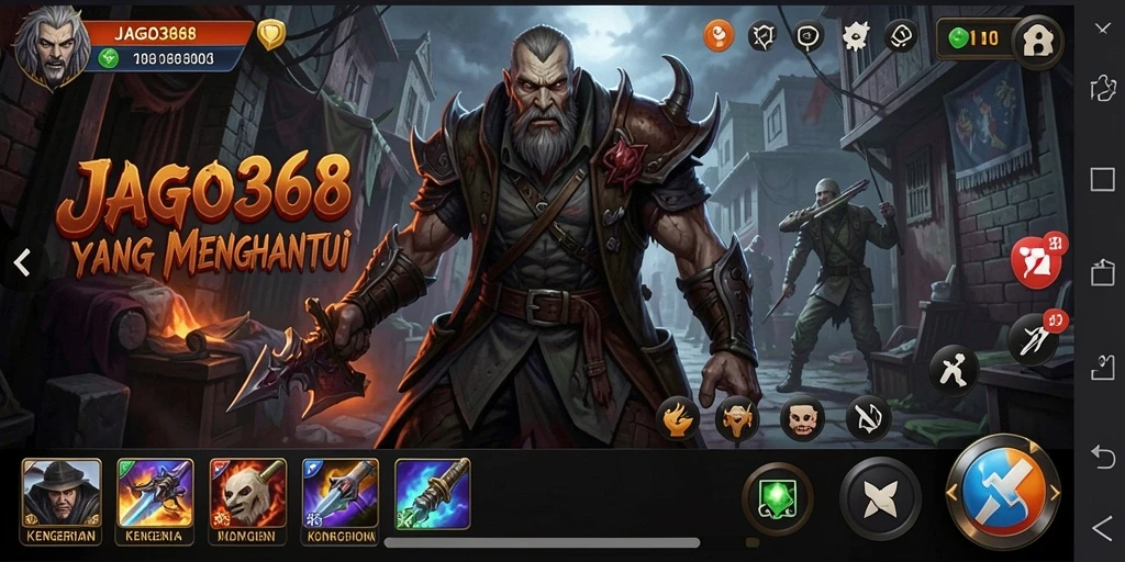Screenshot JAGO368 menampilkan ketegangan gameplay horor yang mendebarkan.