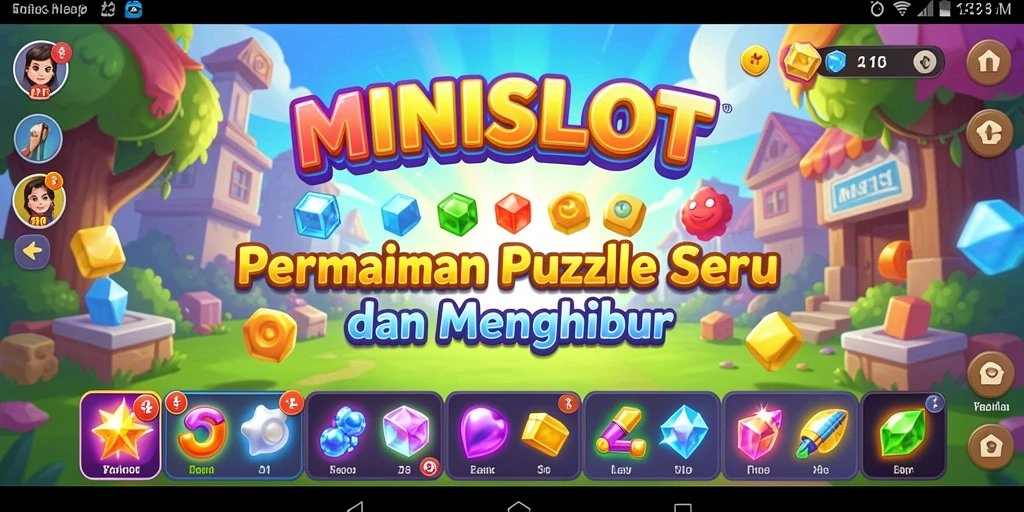 Screenshot gameplay MINISLOT yang menampilkan keseruan permainan Puzzle.