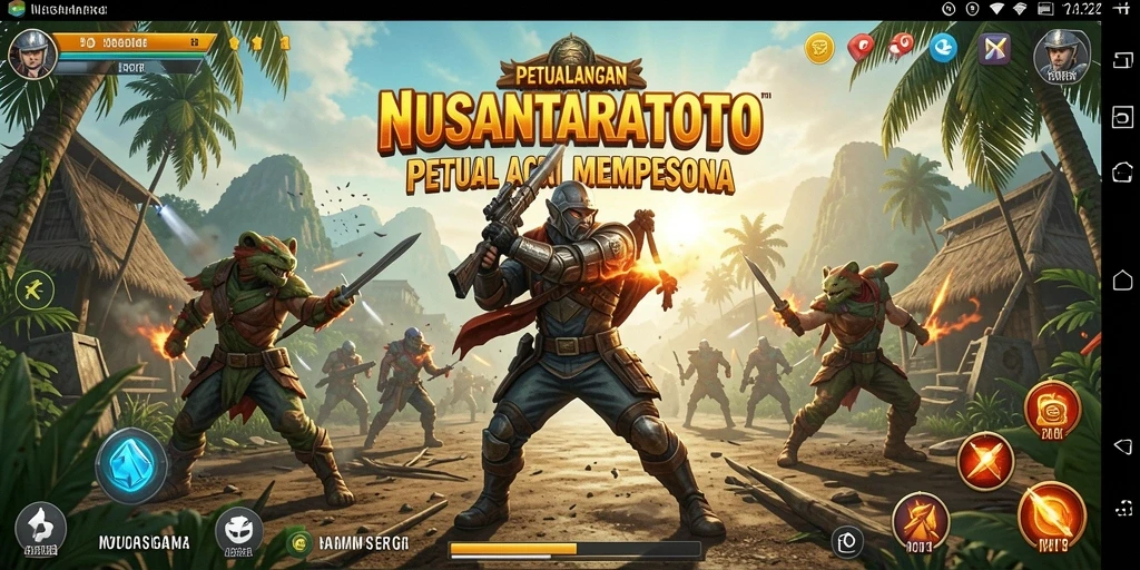 Tangkapan layar dari gameplay mendebarkan NUSANTARATOTO.