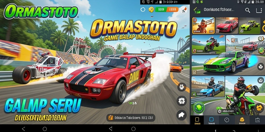 Tampilan gameplay ORMASTOTO yang menarik dan mendebarkan.