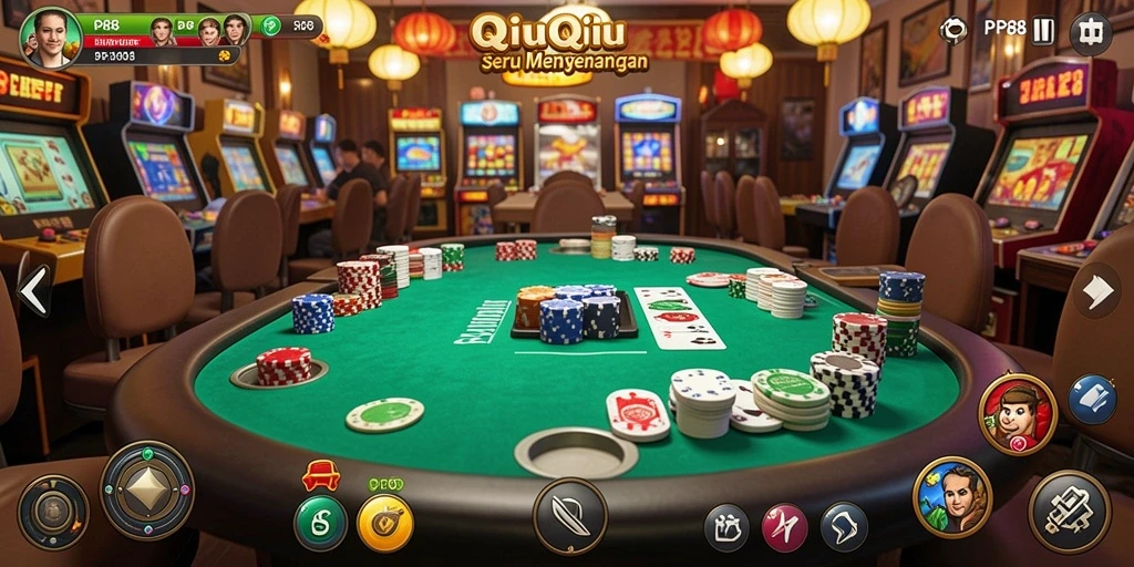 Tampilan gameplay QiuQiu yang seru di PP88.