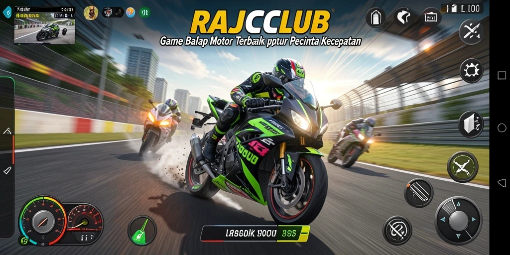 Tampilan gameplay RAJACLUB yang menegangkan dan seru.